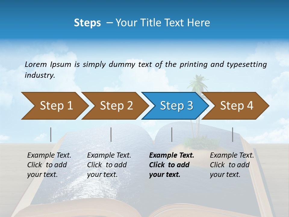 Data Water Green PowerPoint Template