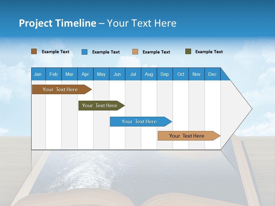 Data Water Green PowerPoint Template