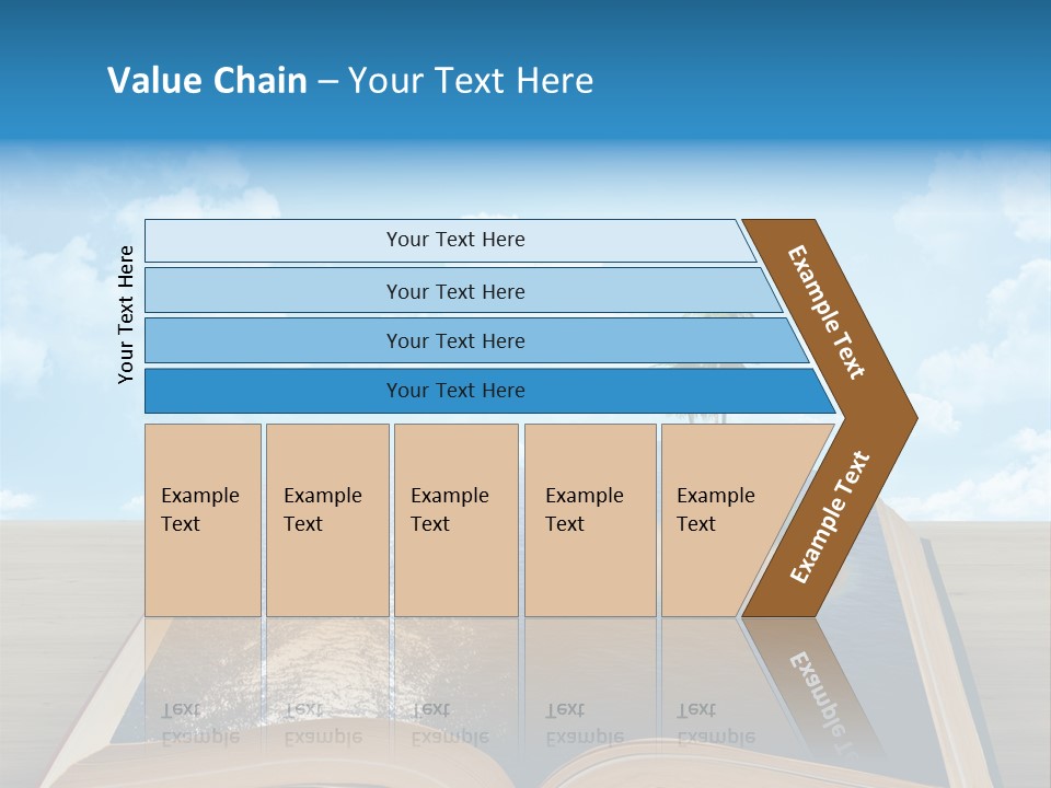 Data Water Green PowerPoint Template