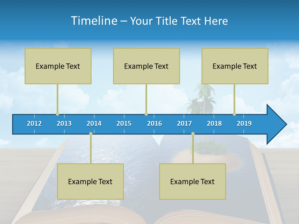 Data Water Green PowerPoint Template