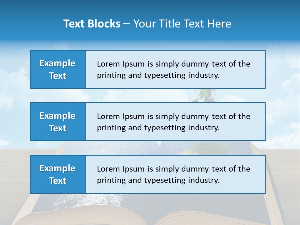 Data Water Green PowerPoint Template