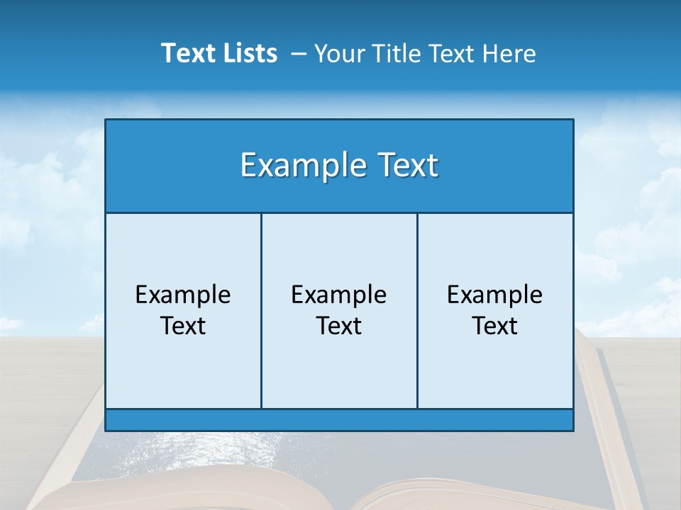 Data Water Green PowerPoint Template