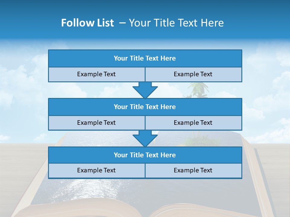 Data Water Green PowerPoint Template