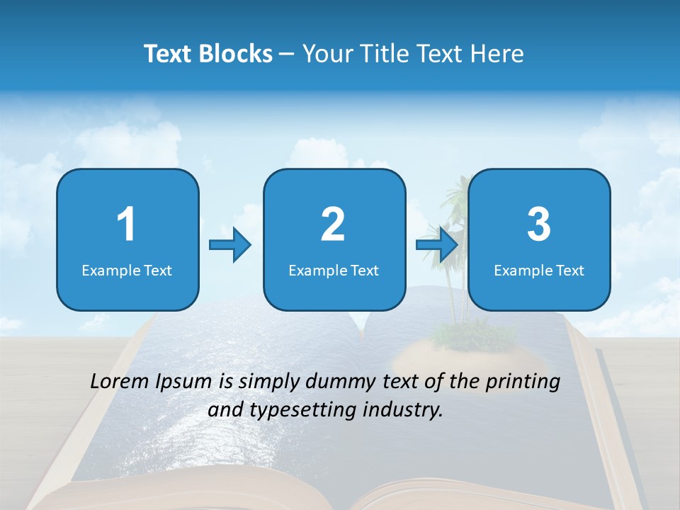 Data Water Green PowerPoint Template