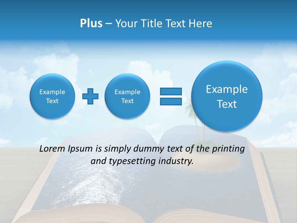Data Water Green PowerPoint Template