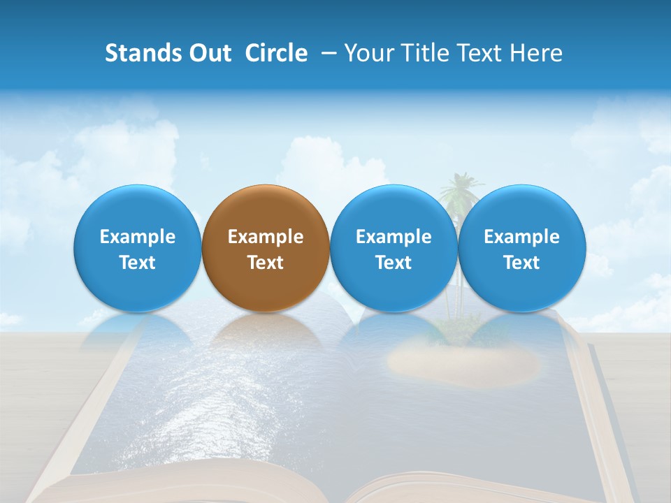 Data Water Green PowerPoint Template