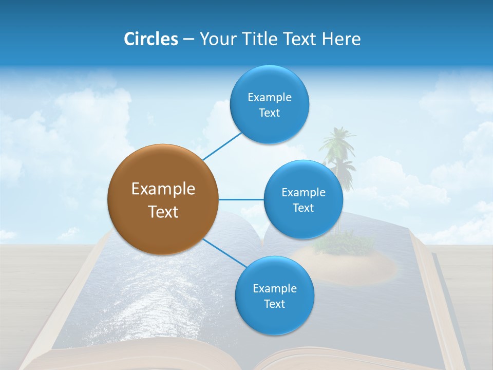 Data Water Green PowerPoint Template