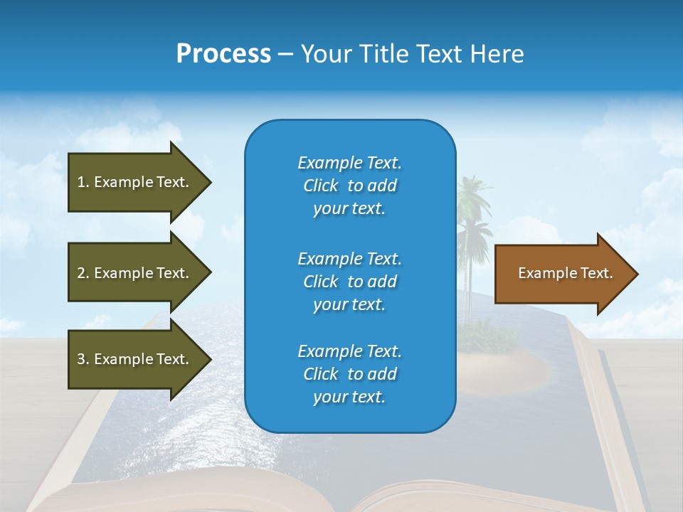 Data Water Green PowerPoint Template