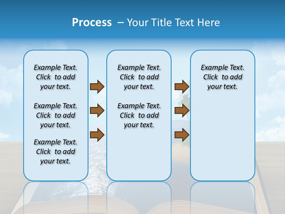 Data Water Green PowerPoint Template