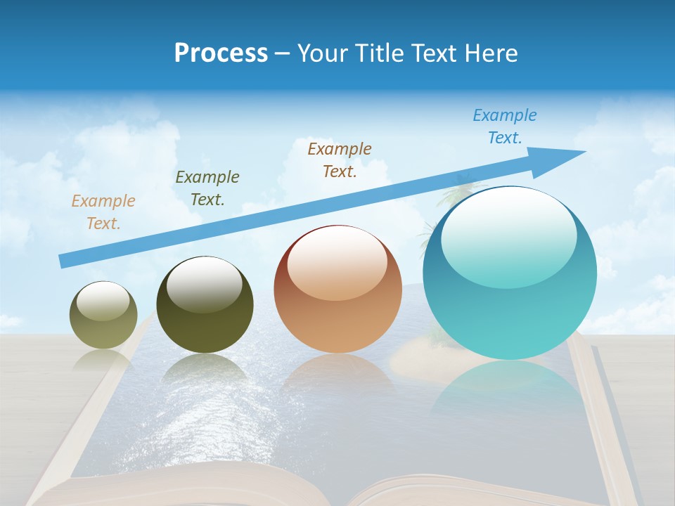 Data Water Green PowerPoint Template