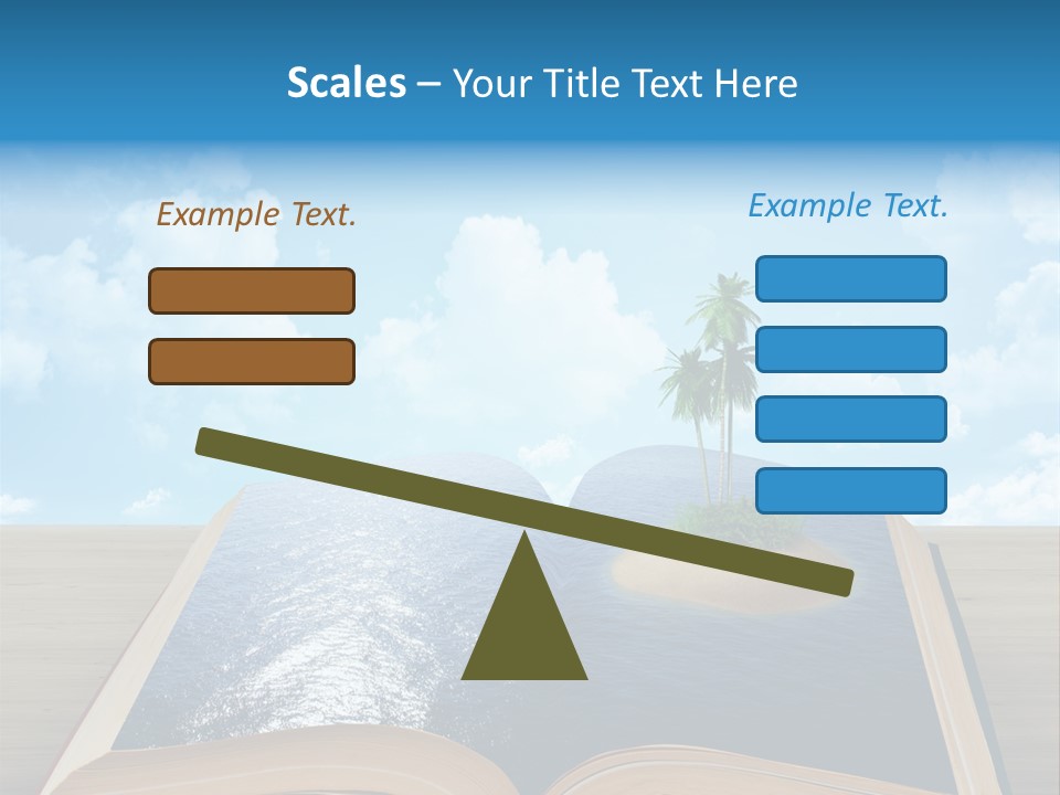 Data Water Green PowerPoint Template