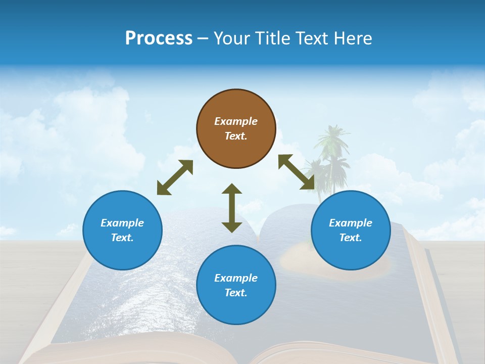 Data Water Green PowerPoint Template