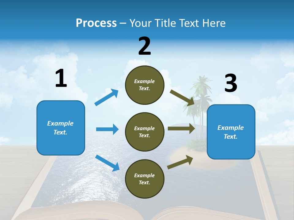 Data Water Green PowerPoint Template