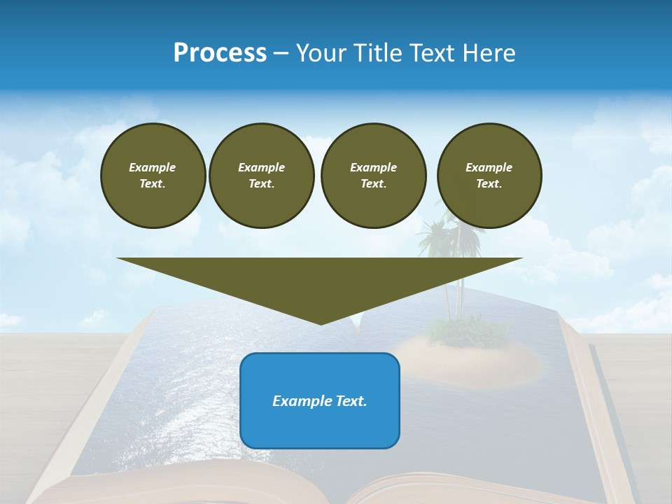 Data Water Green PowerPoint Template