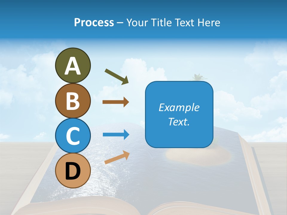 Data Water Green PowerPoint Template