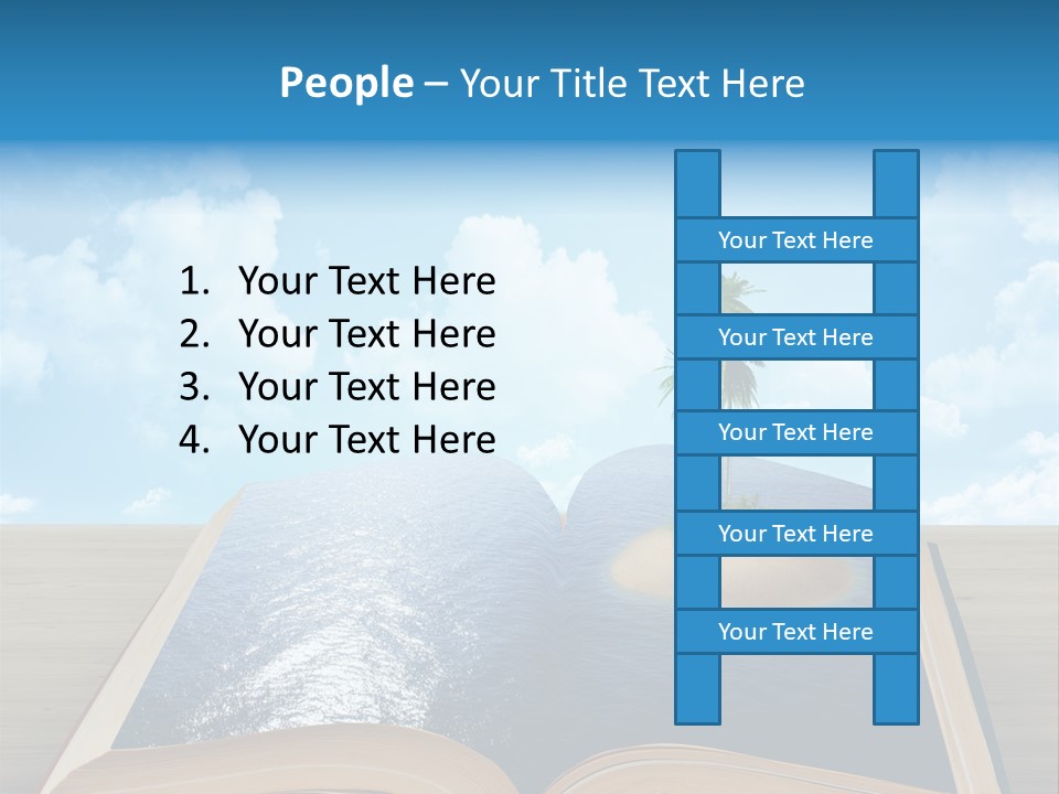 Data Water Green PowerPoint Template