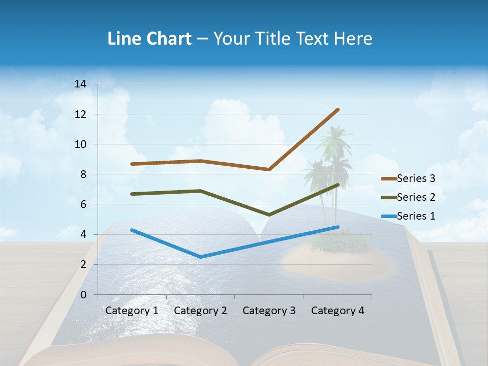 Data Water Green PowerPoint Template