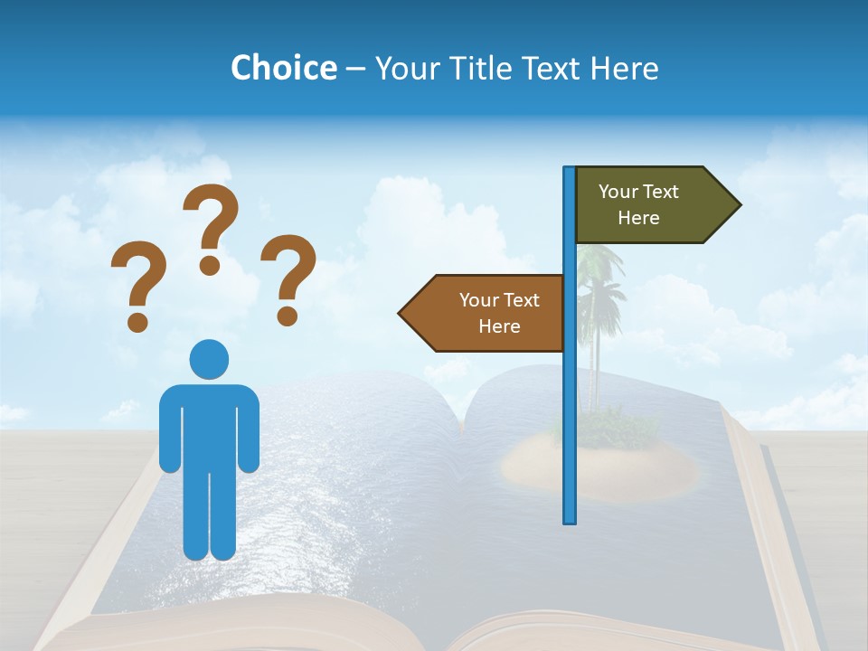 Data Water Green PowerPoint Template
