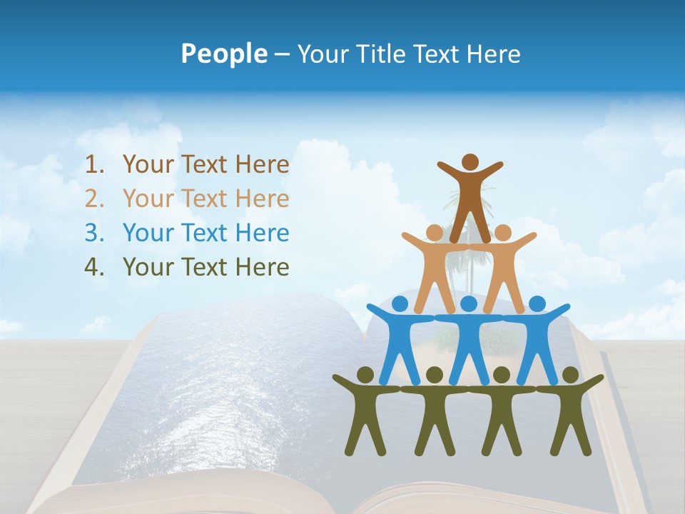 Data Water Green PowerPoint Template