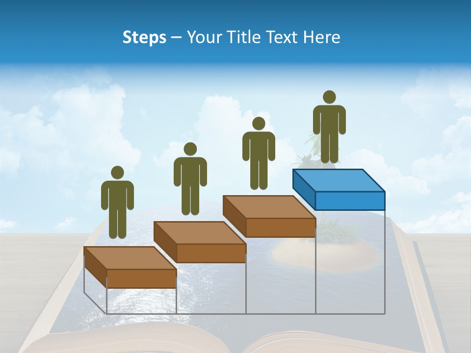 Data Water Green PowerPoint Template
