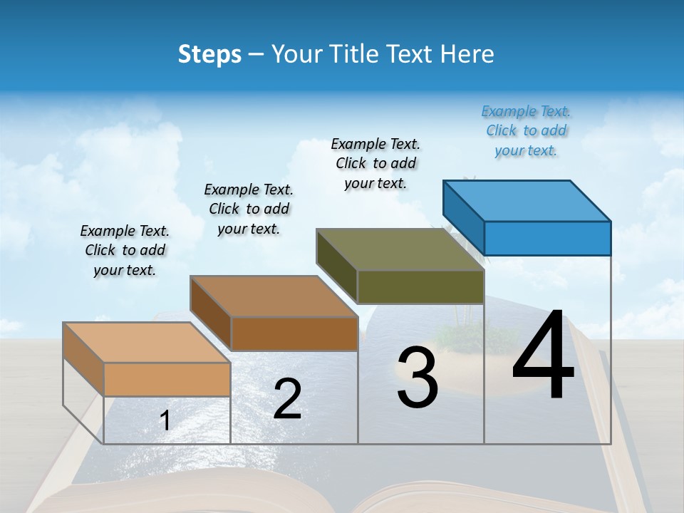 Data Water Green PowerPoint Template
