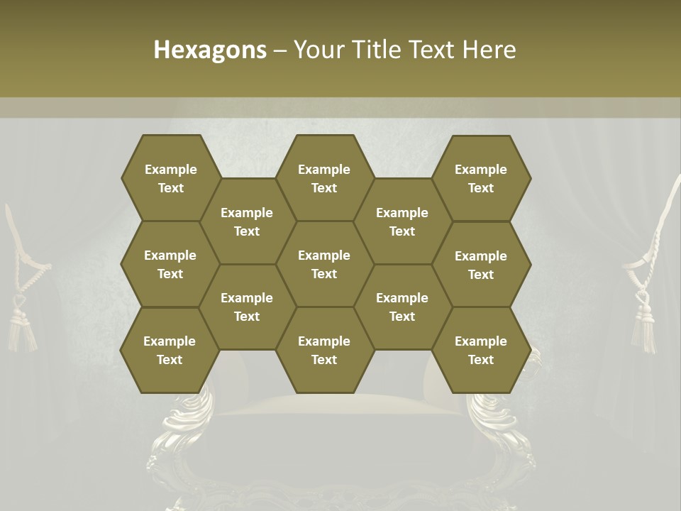 Dirty Chair Dark PowerPoint Template