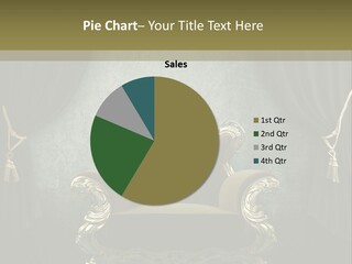 Dirty Chair Dark PowerPoint Template