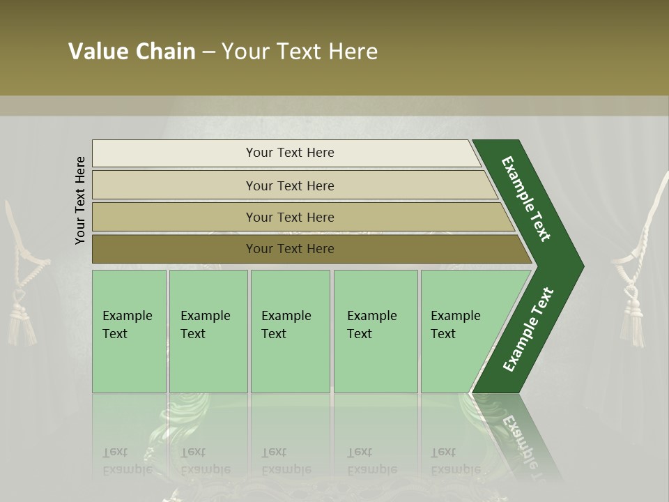 Dirty Chair Dark PowerPoint Template