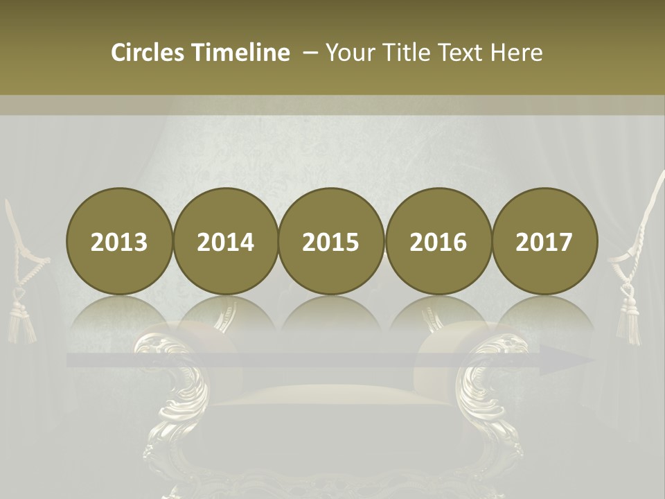 Dirty Chair Dark PowerPoint Template