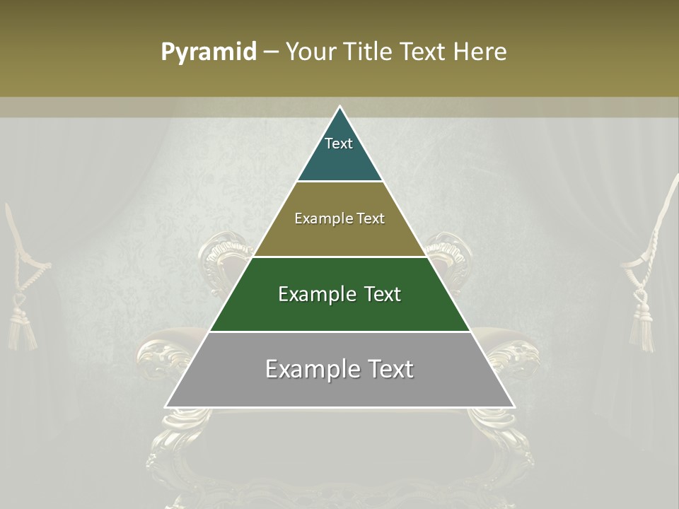 Dirty Chair Dark PowerPoint Template