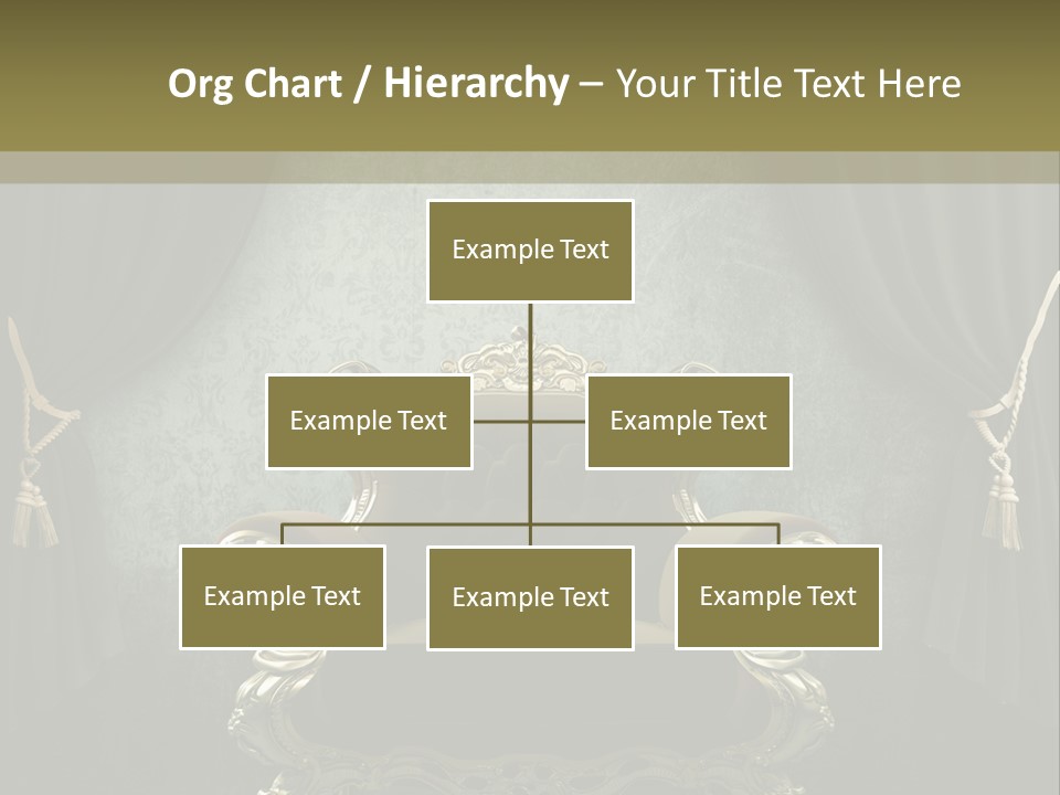 Dirty Chair Dark PowerPoint Template