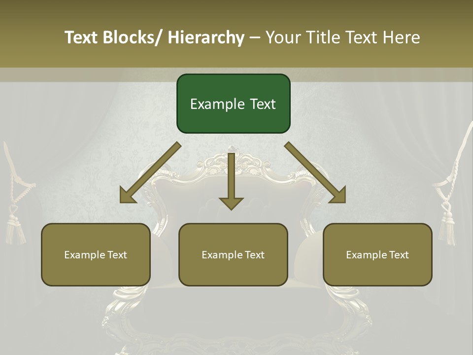 Dirty Chair Dark PowerPoint Template
