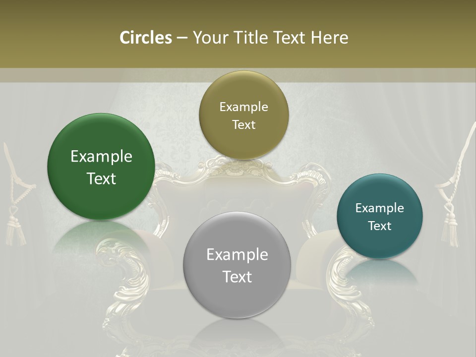 Dirty Chair Dark PowerPoint Template