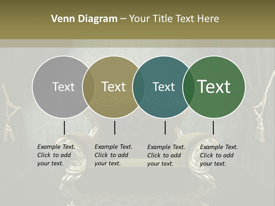 Dirty Chair Dark PowerPoint Template