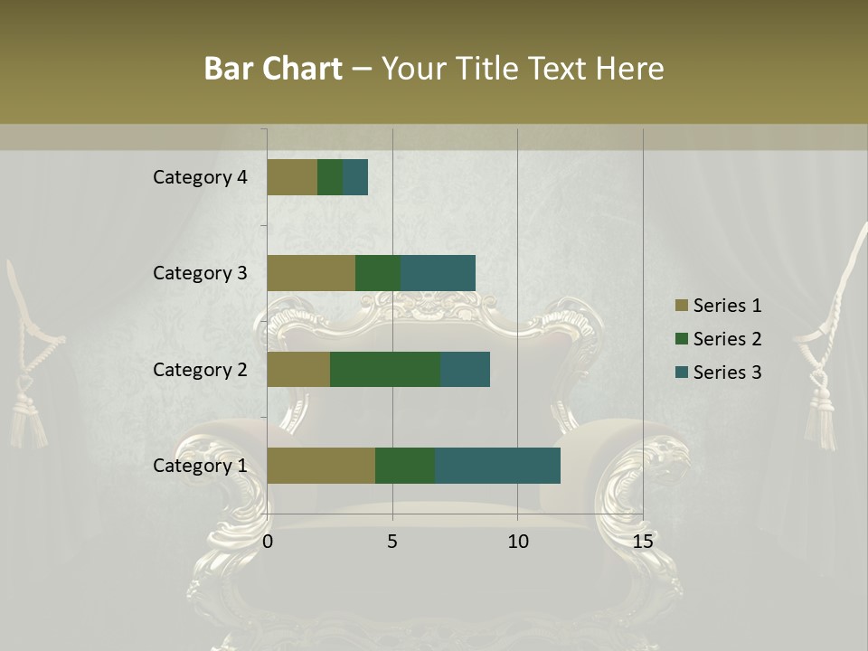 Dirty Chair Dark PowerPoint Template
