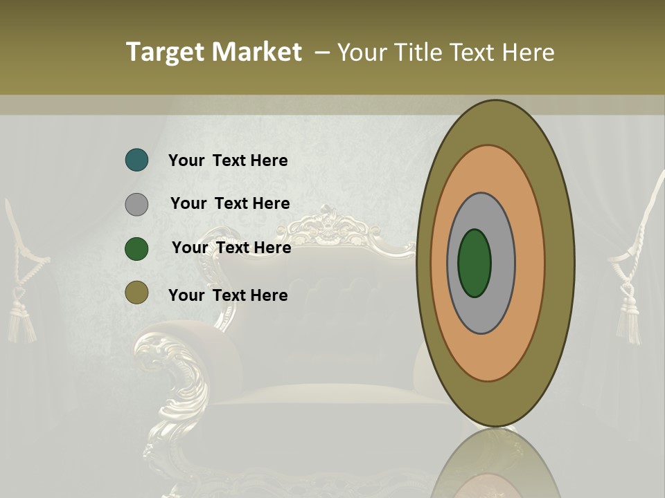 Dirty Chair Dark PowerPoint Template