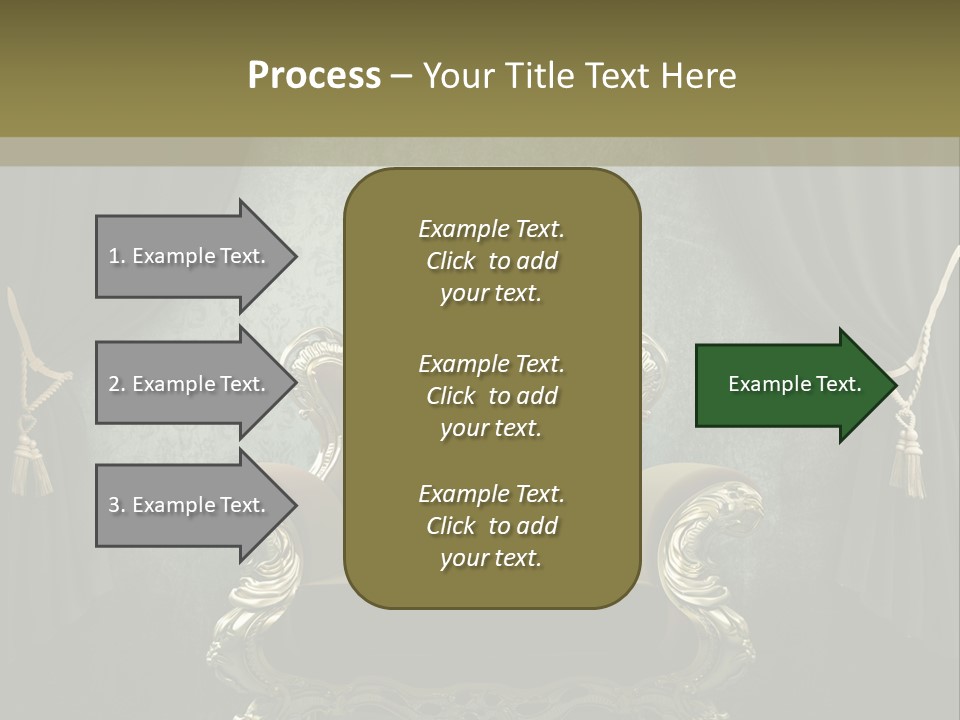 Dirty Chair Dark PowerPoint Template