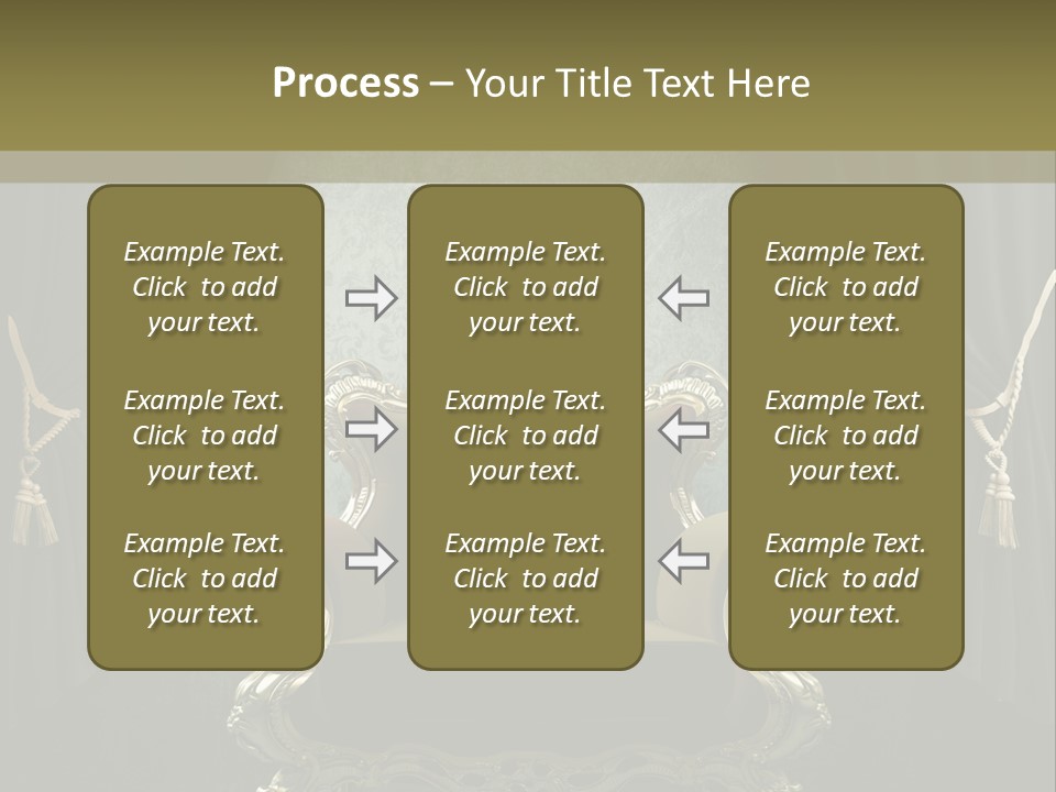 Dirty Chair Dark PowerPoint Template