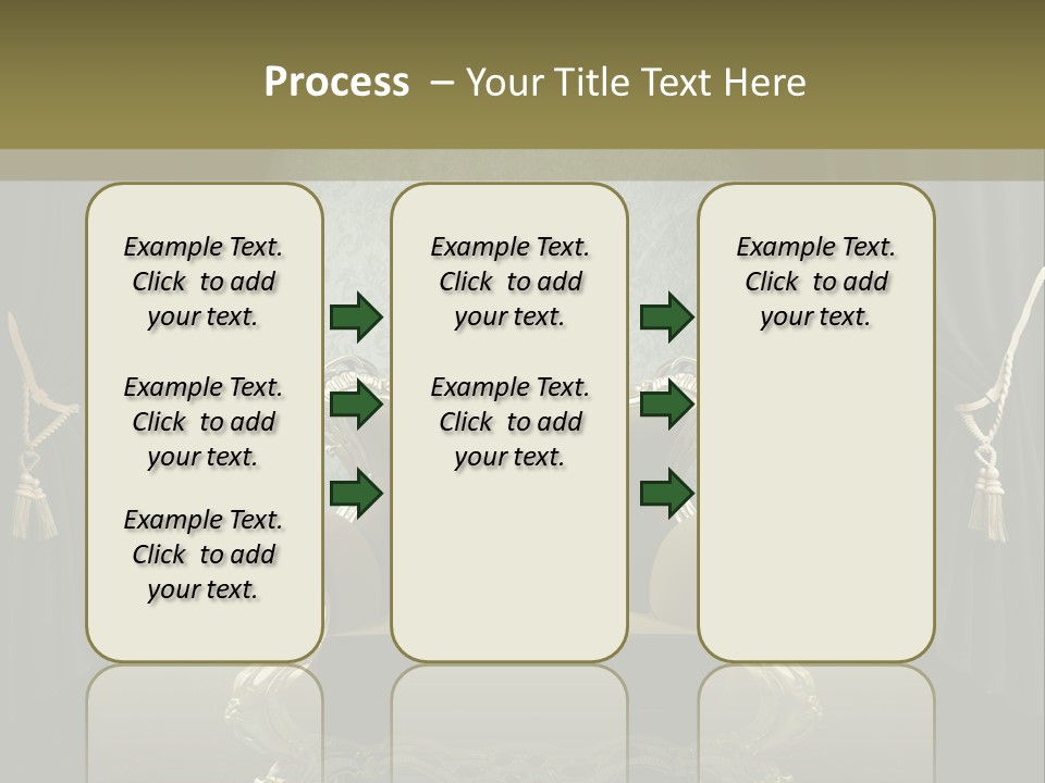 Dirty Chair Dark PowerPoint Template