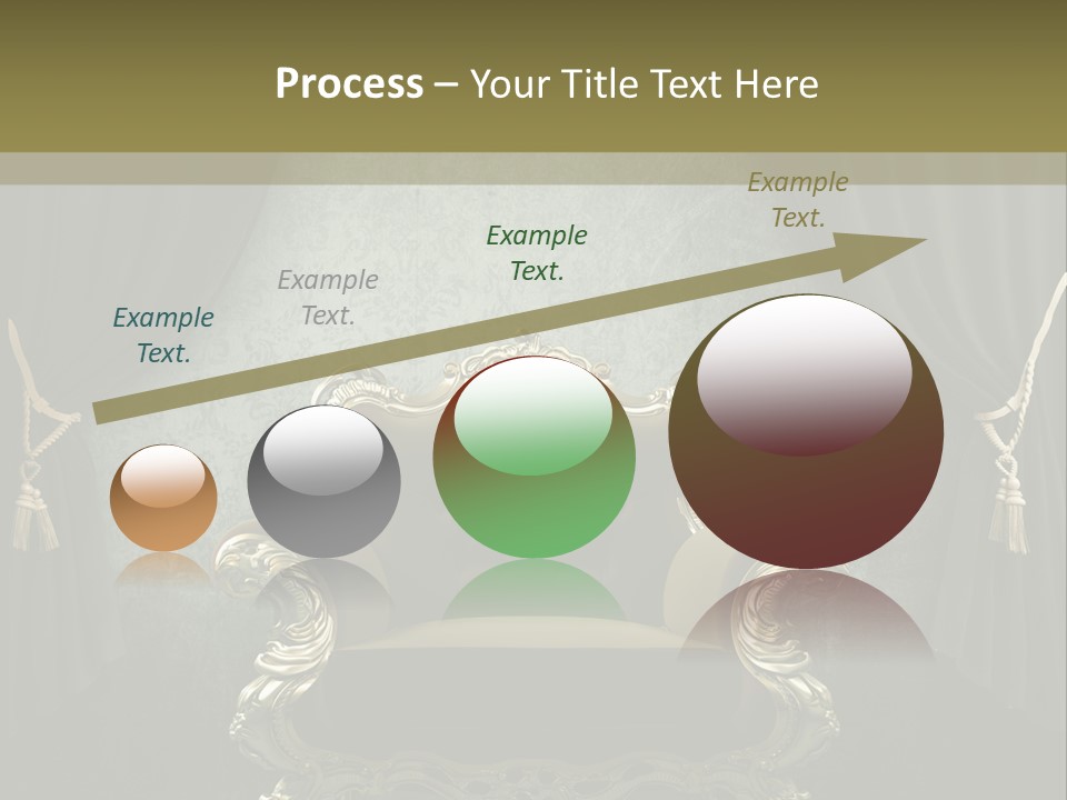 Dirty Chair Dark PowerPoint Template