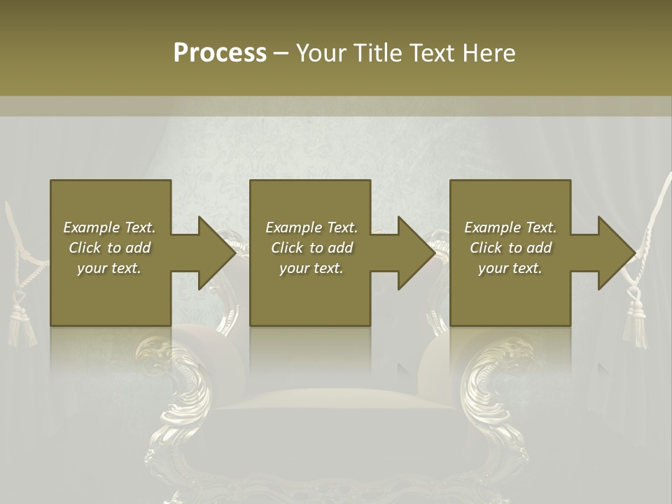 Dirty Chair Dark PowerPoint Template