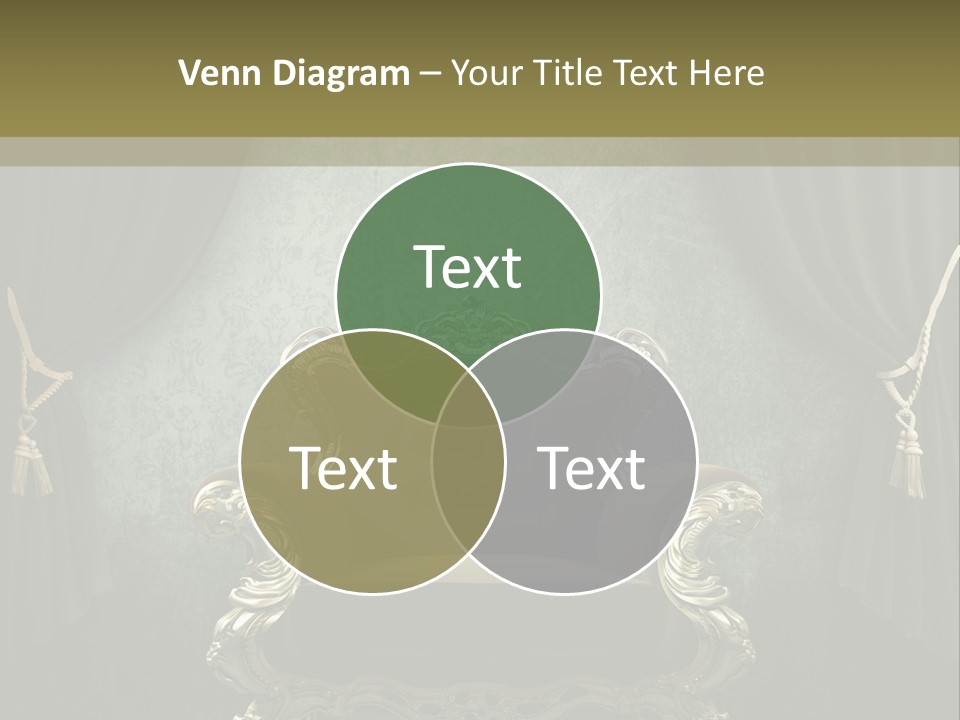 Dirty Chair Dark PowerPoint Template