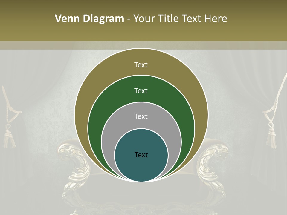 Dirty Chair Dark PowerPoint Template