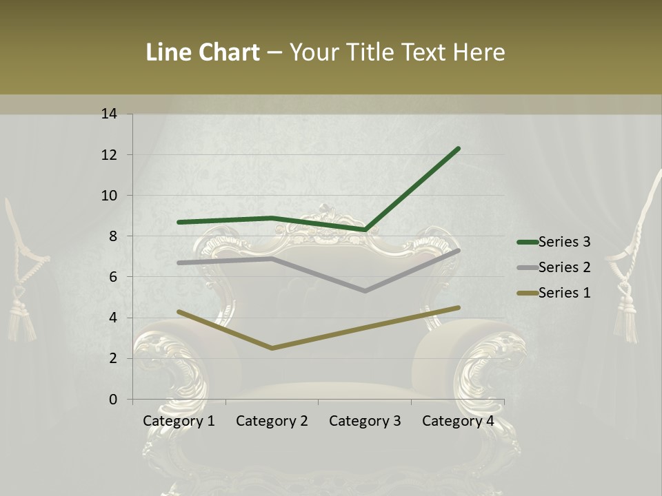 Dirty Chair Dark PowerPoint Template