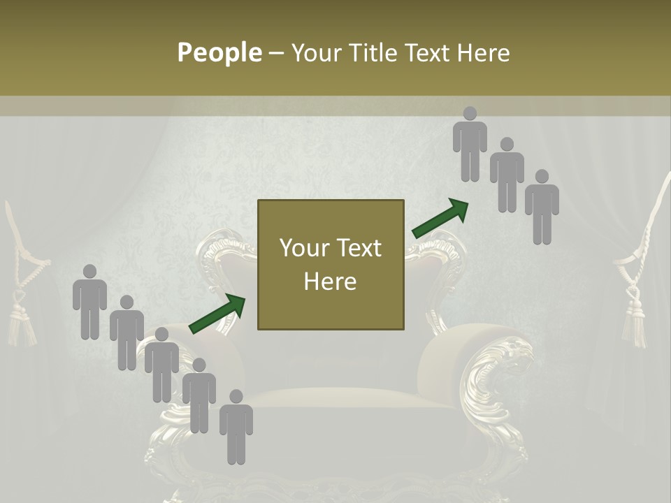 Dirty Chair Dark PowerPoint Template