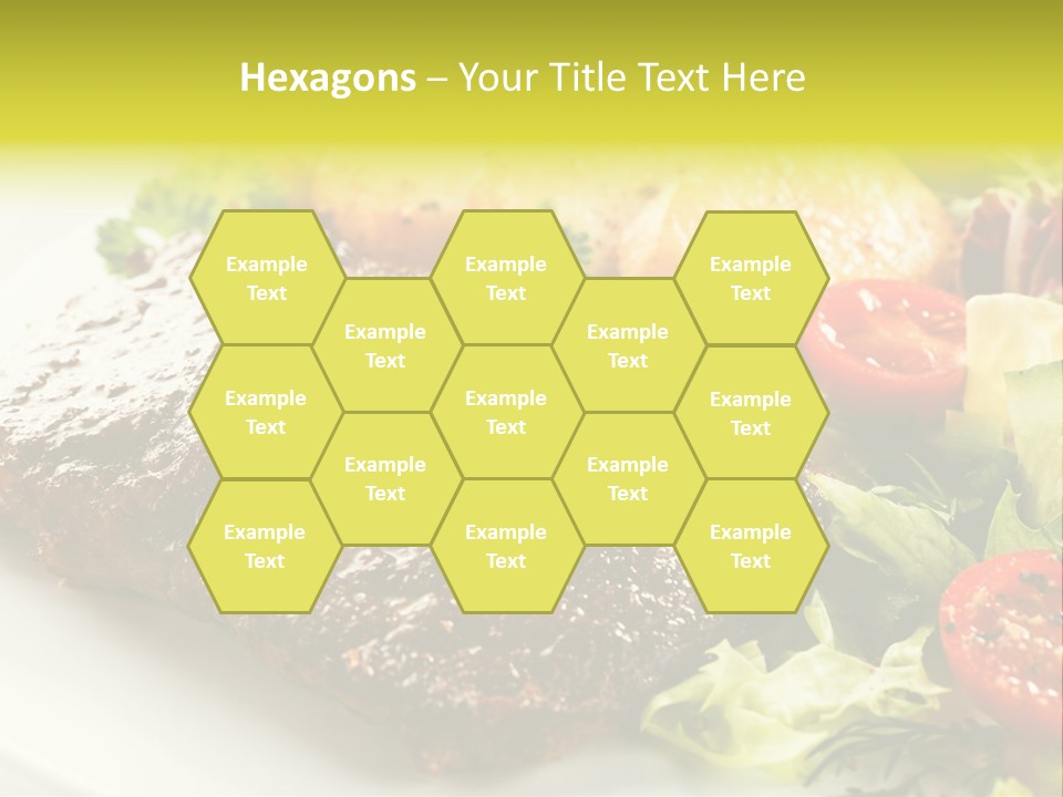 Chop Horizontal Object PowerPoint Template