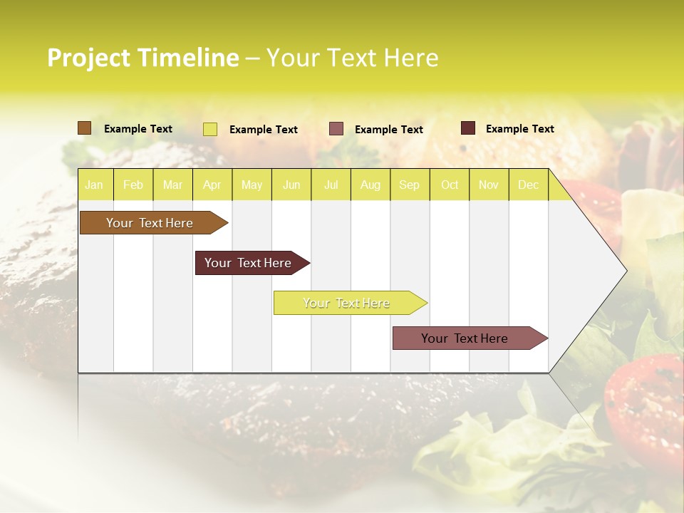 Chop Horizontal Object PowerPoint Template