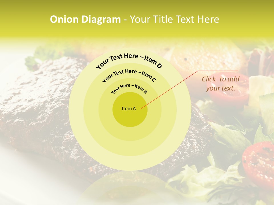 Chop Horizontal Object PowerPoint Template