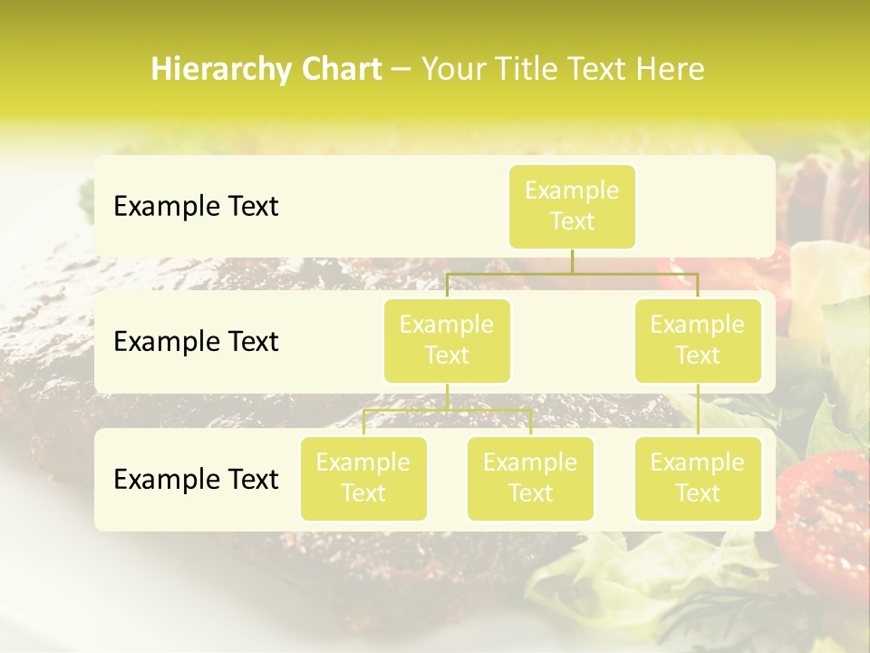 Chop Horizontal Object PowerPoint Template