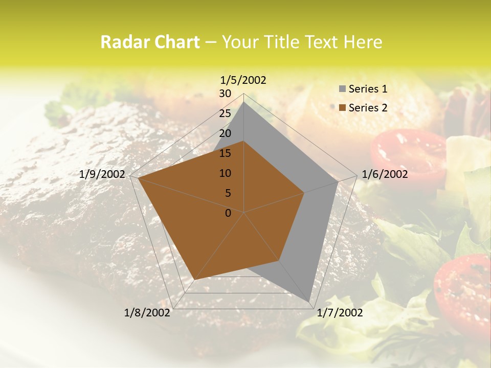 Chop Horizontal Object PowerPoint Template